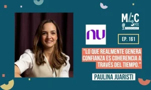 Imagen de Paulina Juaristi directora de Marketing de Nu, quien explica que la mejor estrategia de marketing es la coherencia.